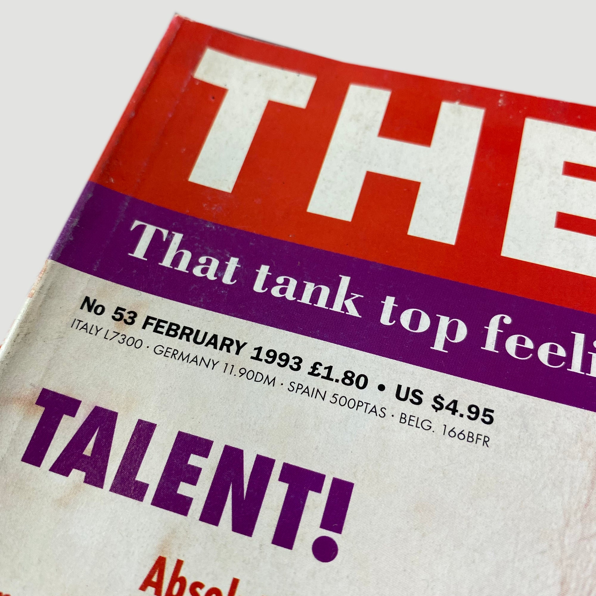 1993 The Face Magazine Courtney Love/Hole Issue