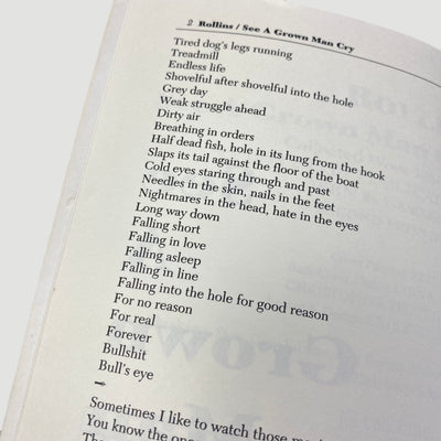 1993 Henry Rollins See A Grown Man Cry