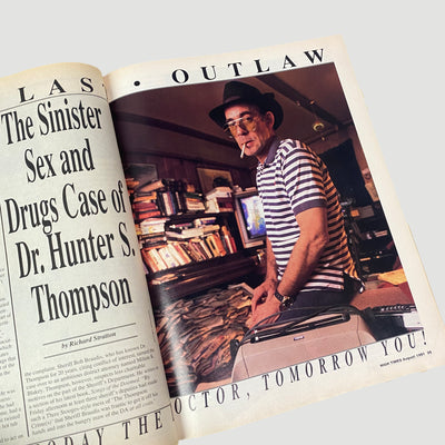1991 High Times Hunter S Thompson Cover Issue