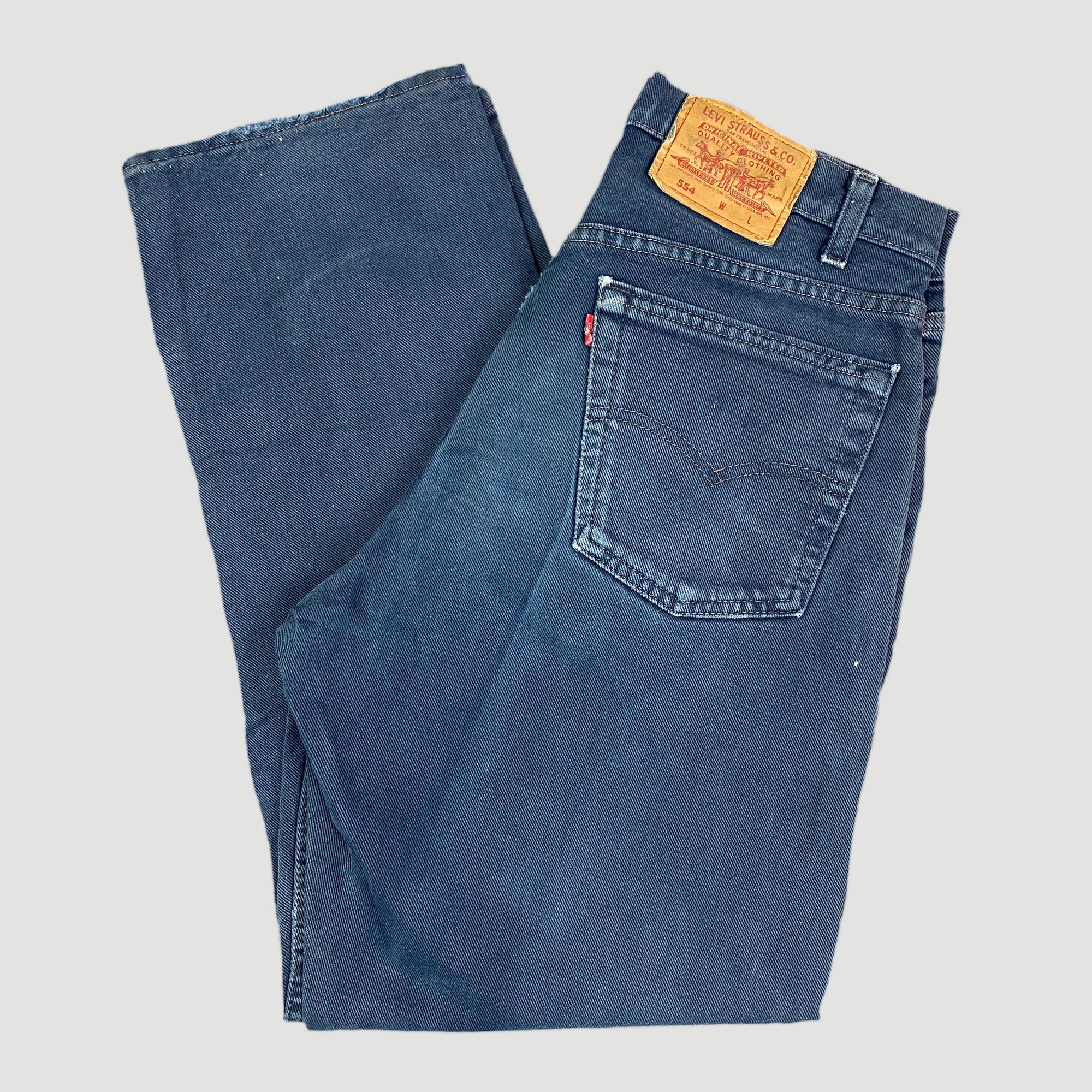 90's Levi 554's Blue Made in USA