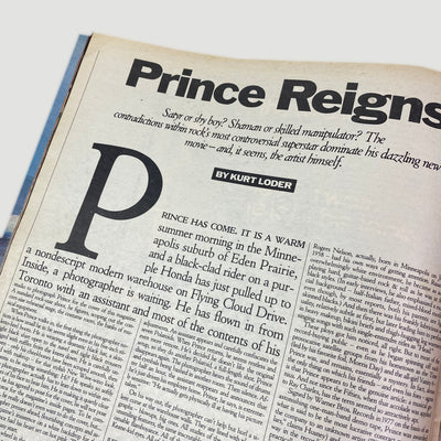 1984 Rolling Stone Prince Purple Rain Issue