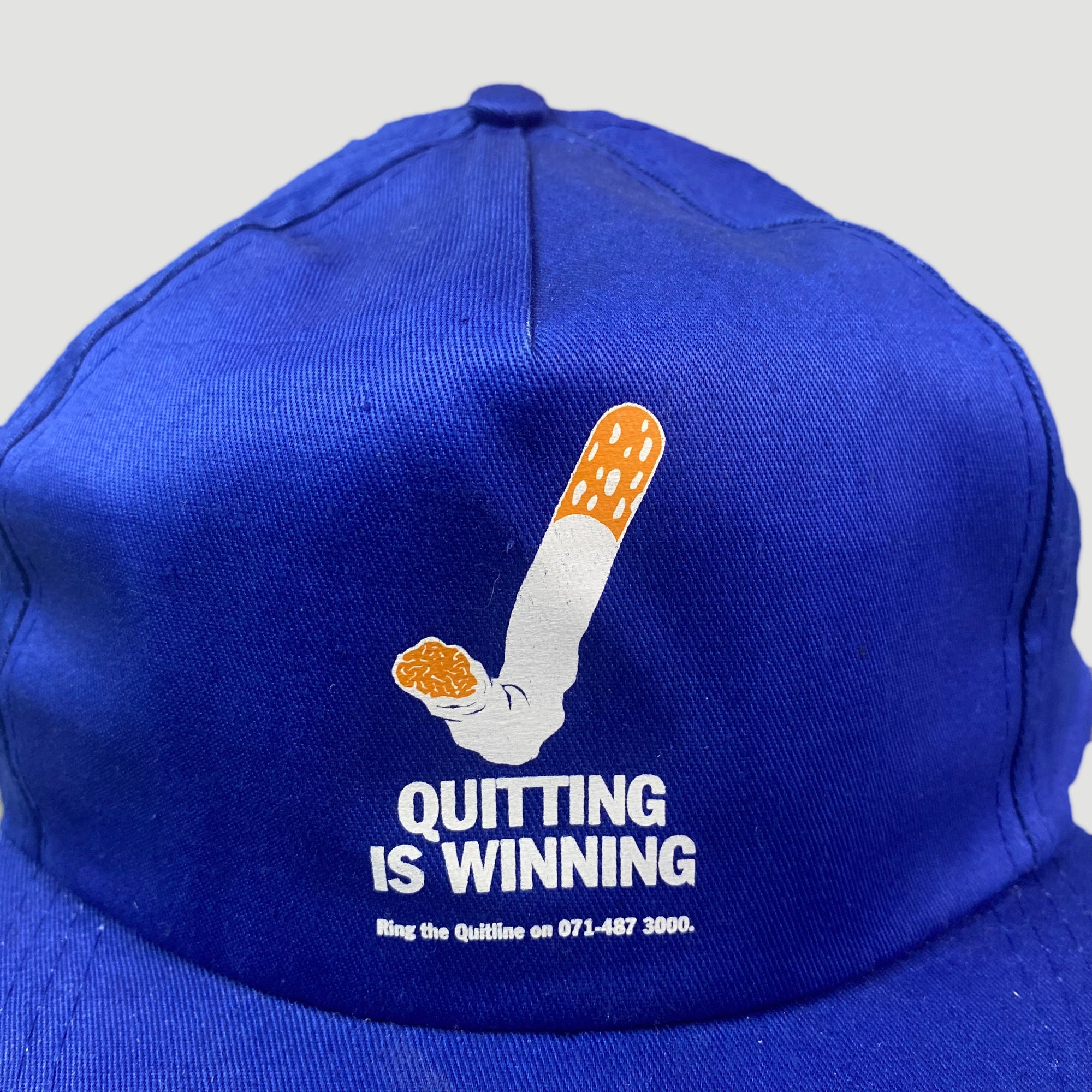 90's Quitting is Winning Strapback Cap