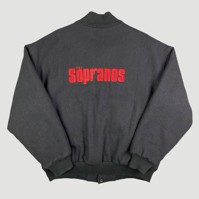 Late 90's The Sopranos Wool Bomber Jacket