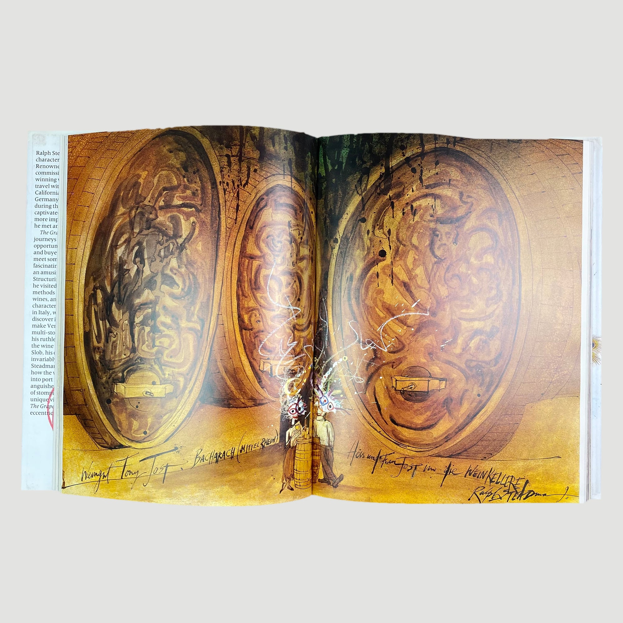 1992 Ralph Steadman 'The Grapes of Ralph: Wine According to Ralph Steadman'