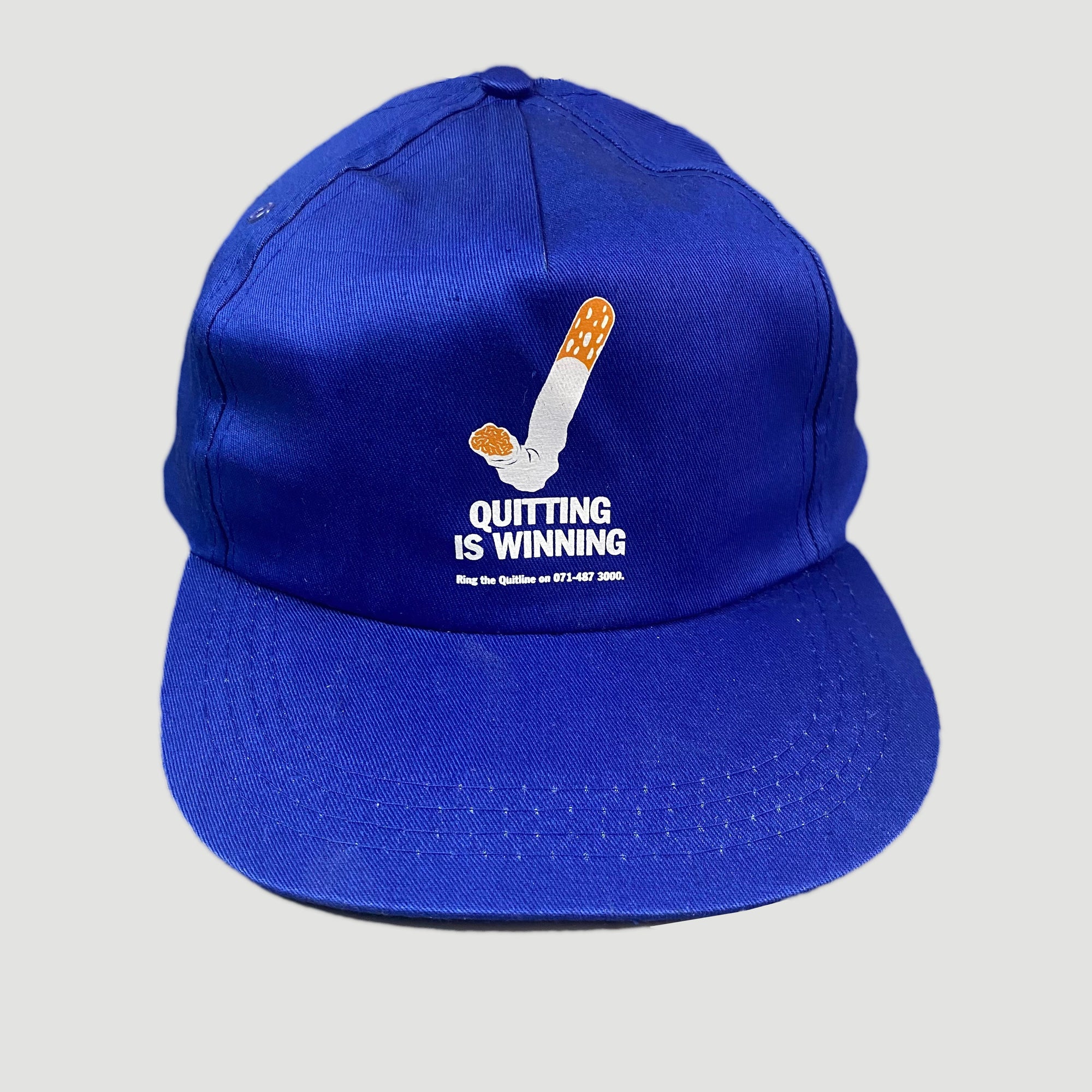 90's Quitting is Winning Strapback Cap