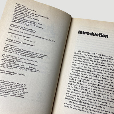 1977 William S. Burroughs 'Junky'