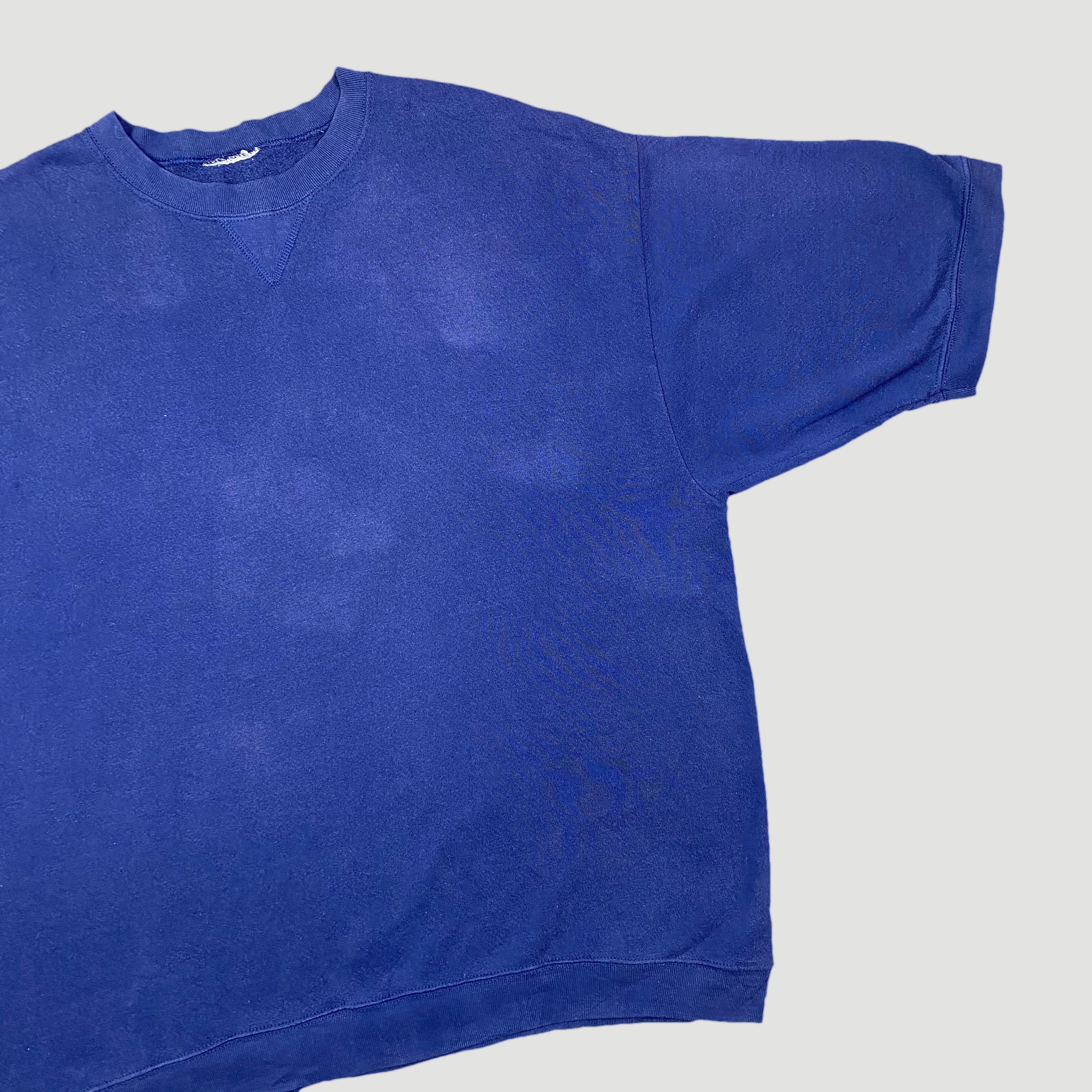 90's Basic Indigo 3/4 Sleeve Sweatshirt