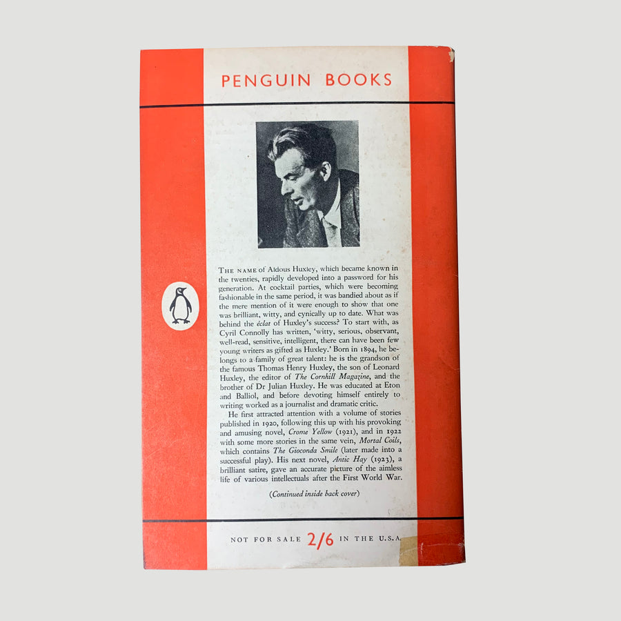 1955 Aldous Huxley 'Brave New World'