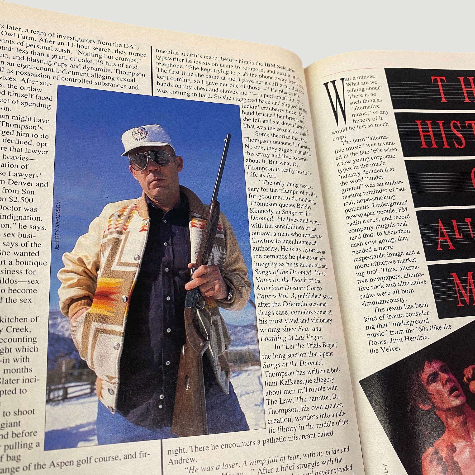 1991 High Times Hunter S Thompson Cover Issue