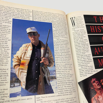 1991 High Times Hunter S Thompson Cover Issue