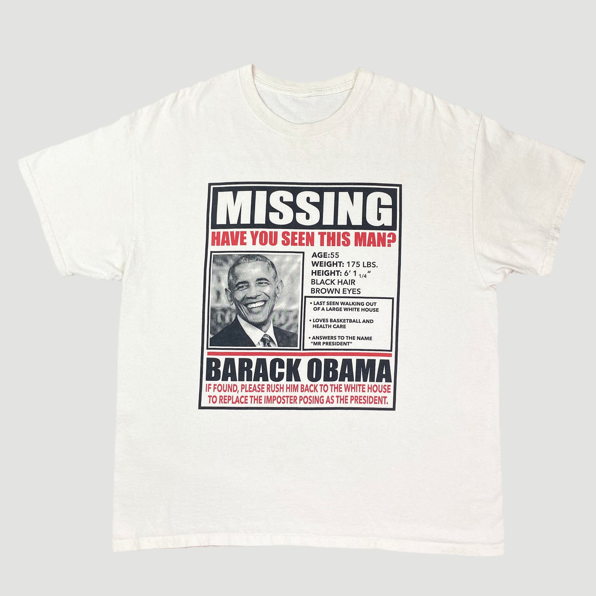 2017 Missing Obama T-Shirt
