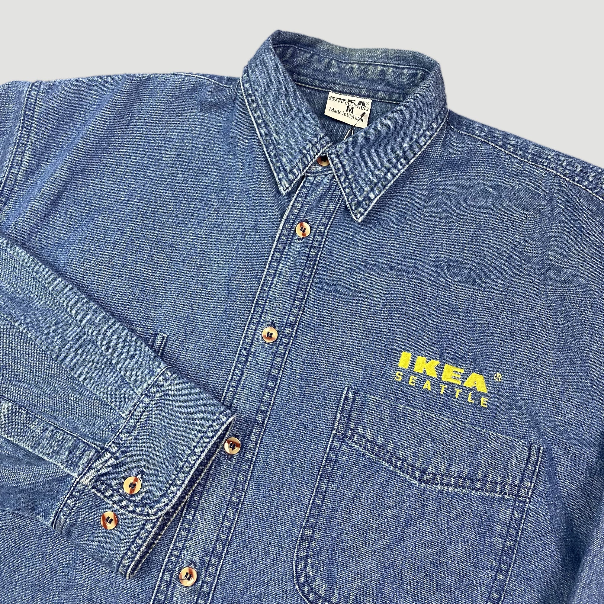 90's Ikea Seattle Staff Denim Workshirt