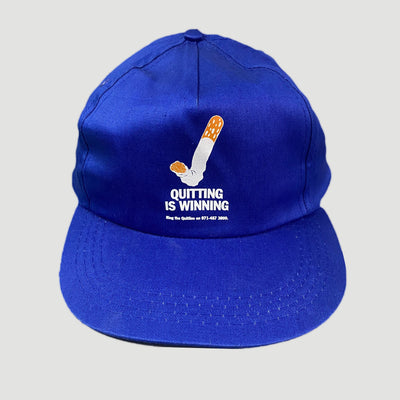 90's Quitting is Winning Strapback Cap