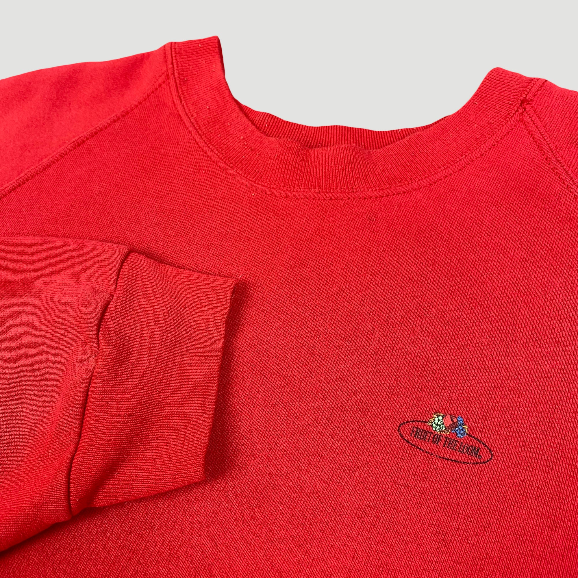 90's Fruit of the Loom Red Sweatshirt