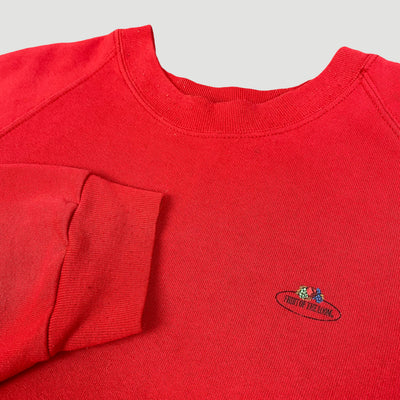90's Fruit of the Loom Red Sweatshirt