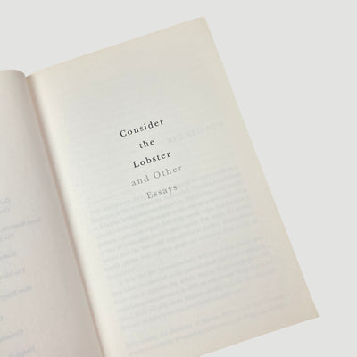 2007 David Foster Wallace 'Consider The Lobster'