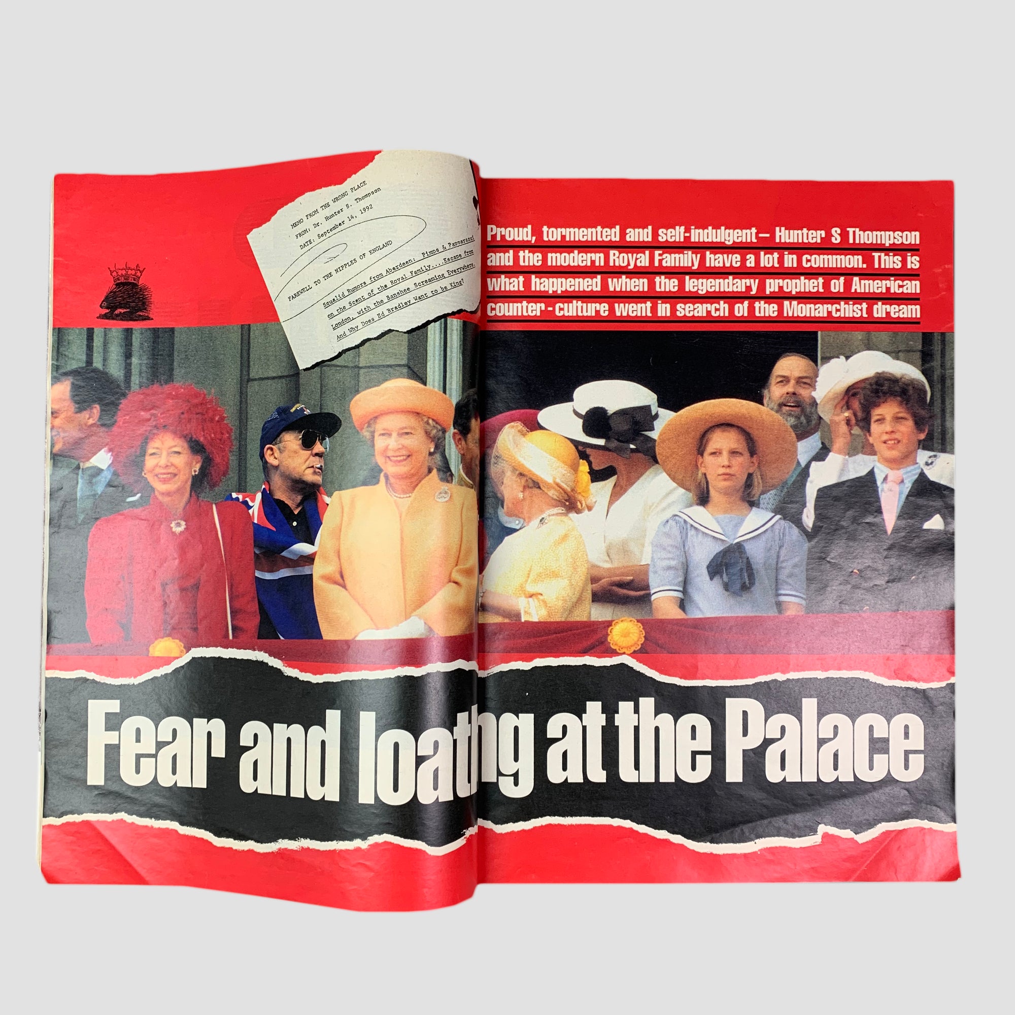 1992 Hunter S. Thompson 'Fear and Loathing at the Palace'