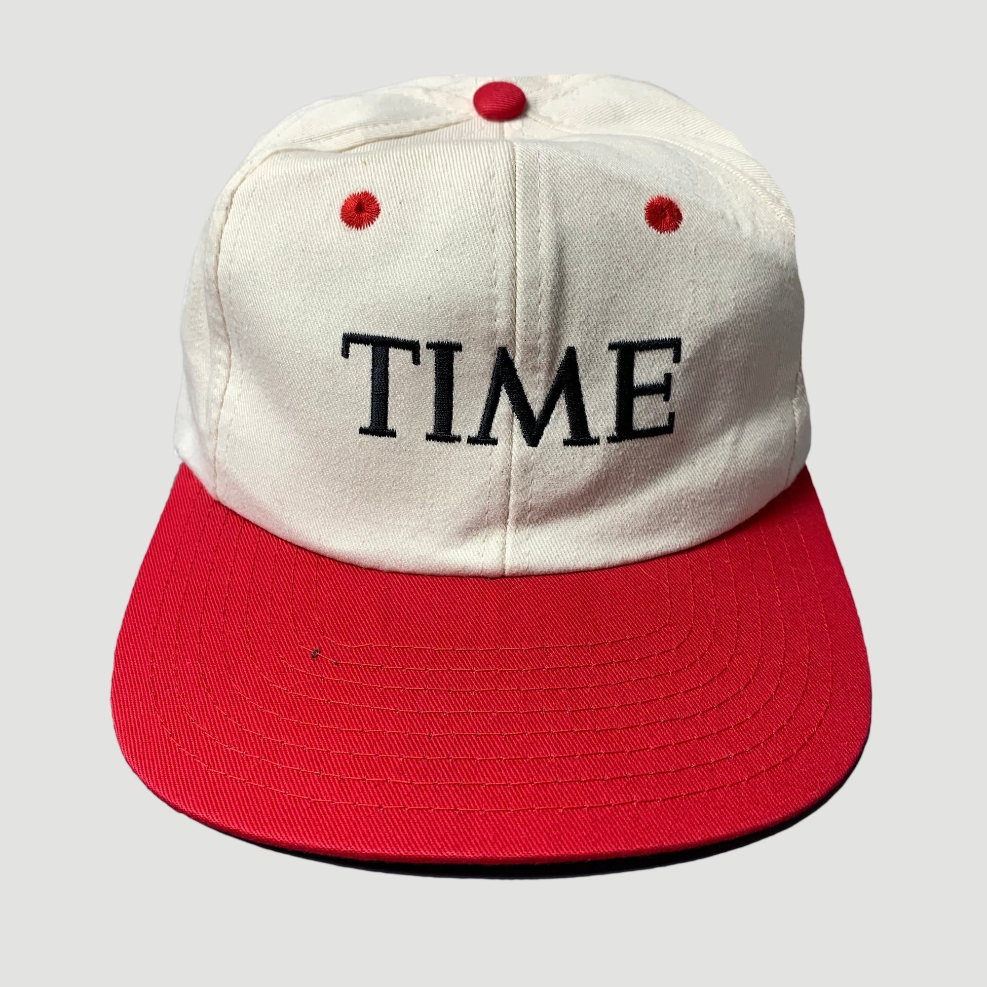 90's Time Magazine Logo Snapback Cap