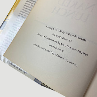 1959 William S. Burroughs 'Naked Lunch' 1st Edition