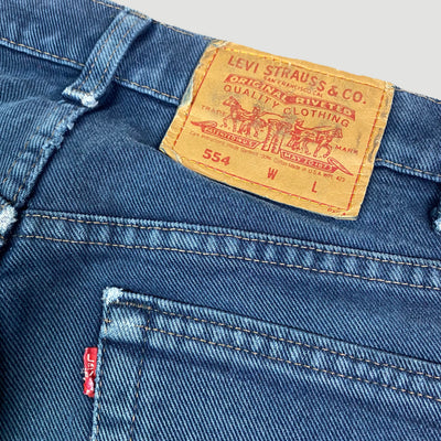 90's Levi 554's Blue Made in USA