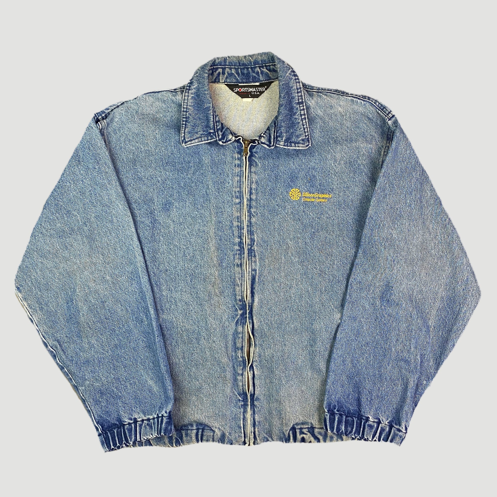 90's Silicon Graphics Denim Zipper Jacket