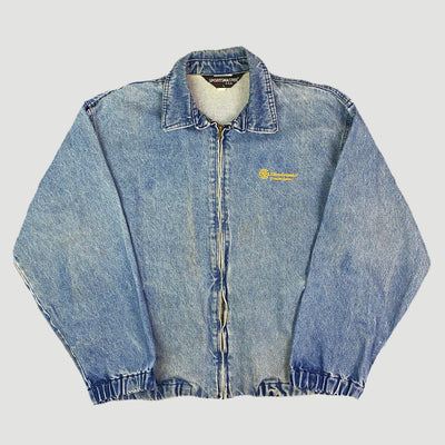 90's Silicon Graphics Denim Zipper Jacket