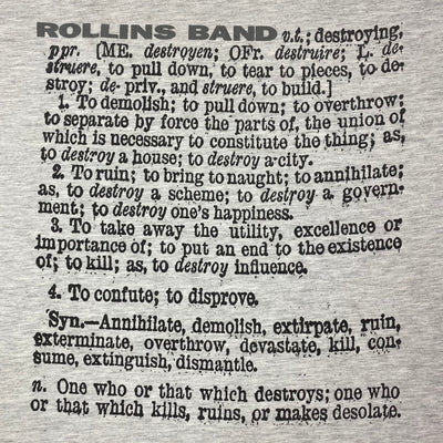 90's Rollins Band 'Search & Destroy' T-Shirt