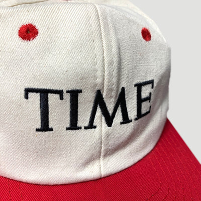 90's Time Magazine Logo Snapback Cap
