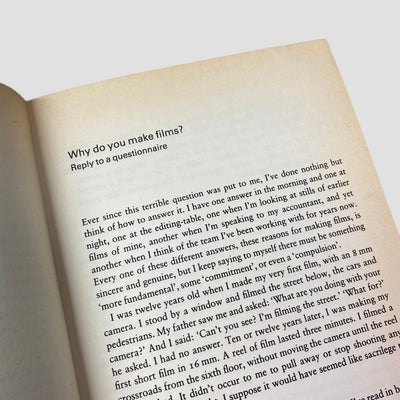 1991 Wim Wenders 'The Logic of Images'