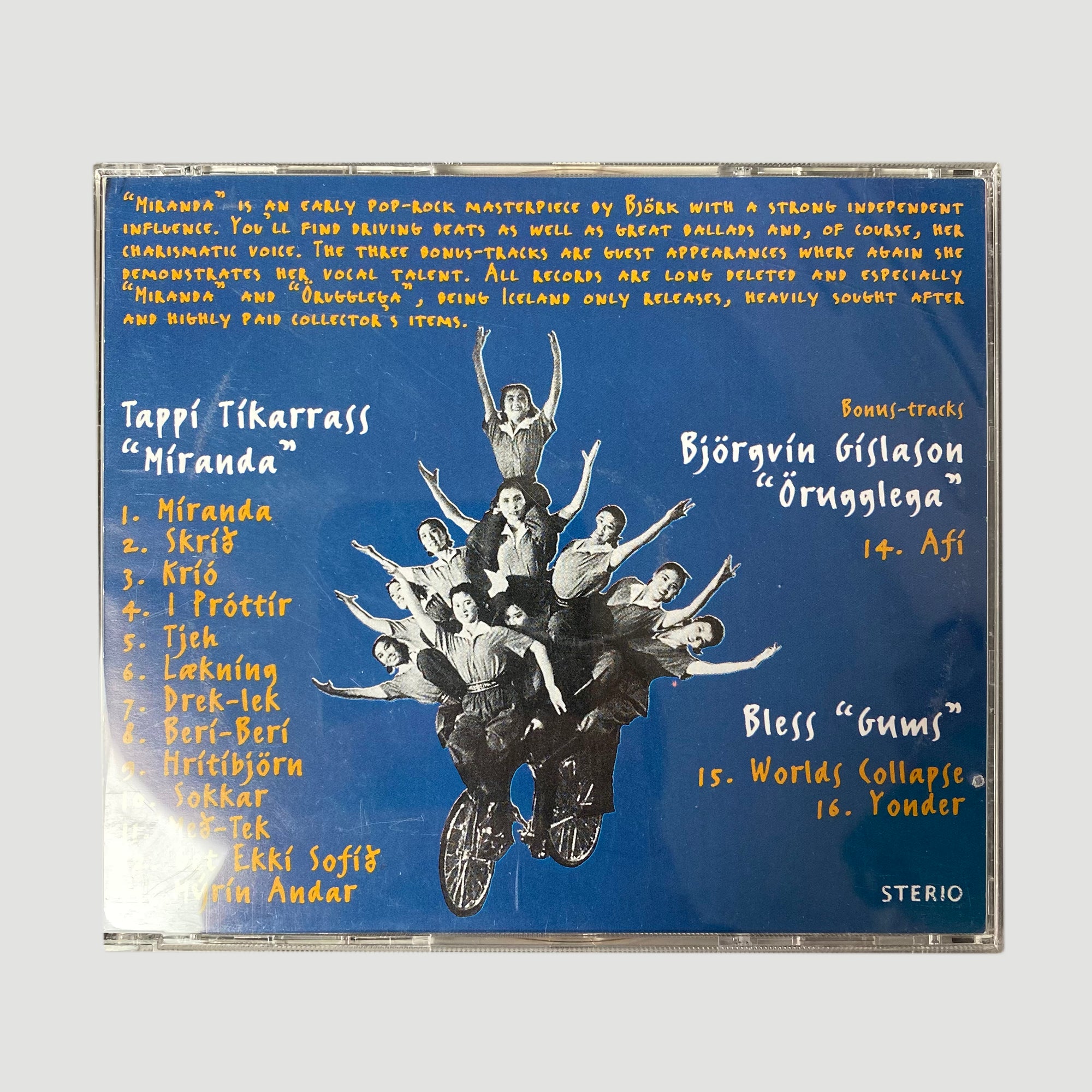 90's Björk & Tappi Tíkarrass 'Miranda' CD