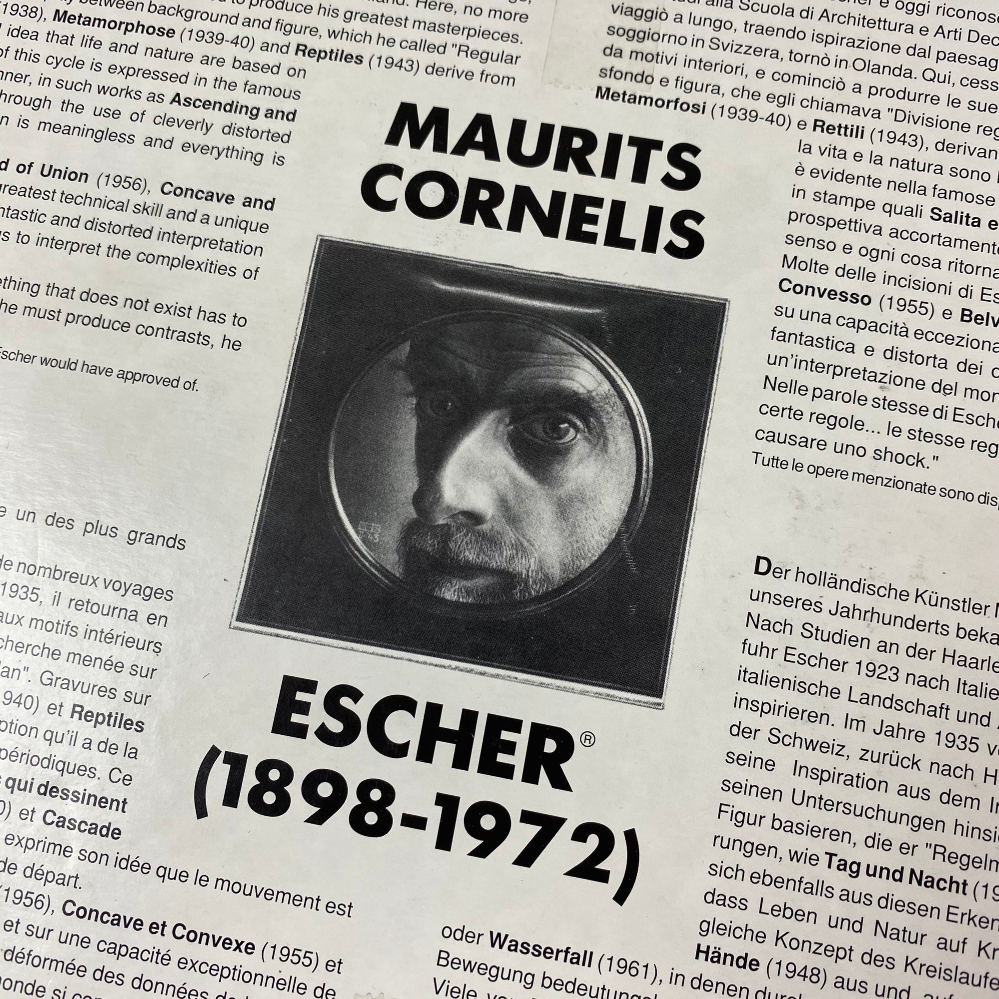 Early 90's M.C. Escher 'Ascending and Descending' Puzzle