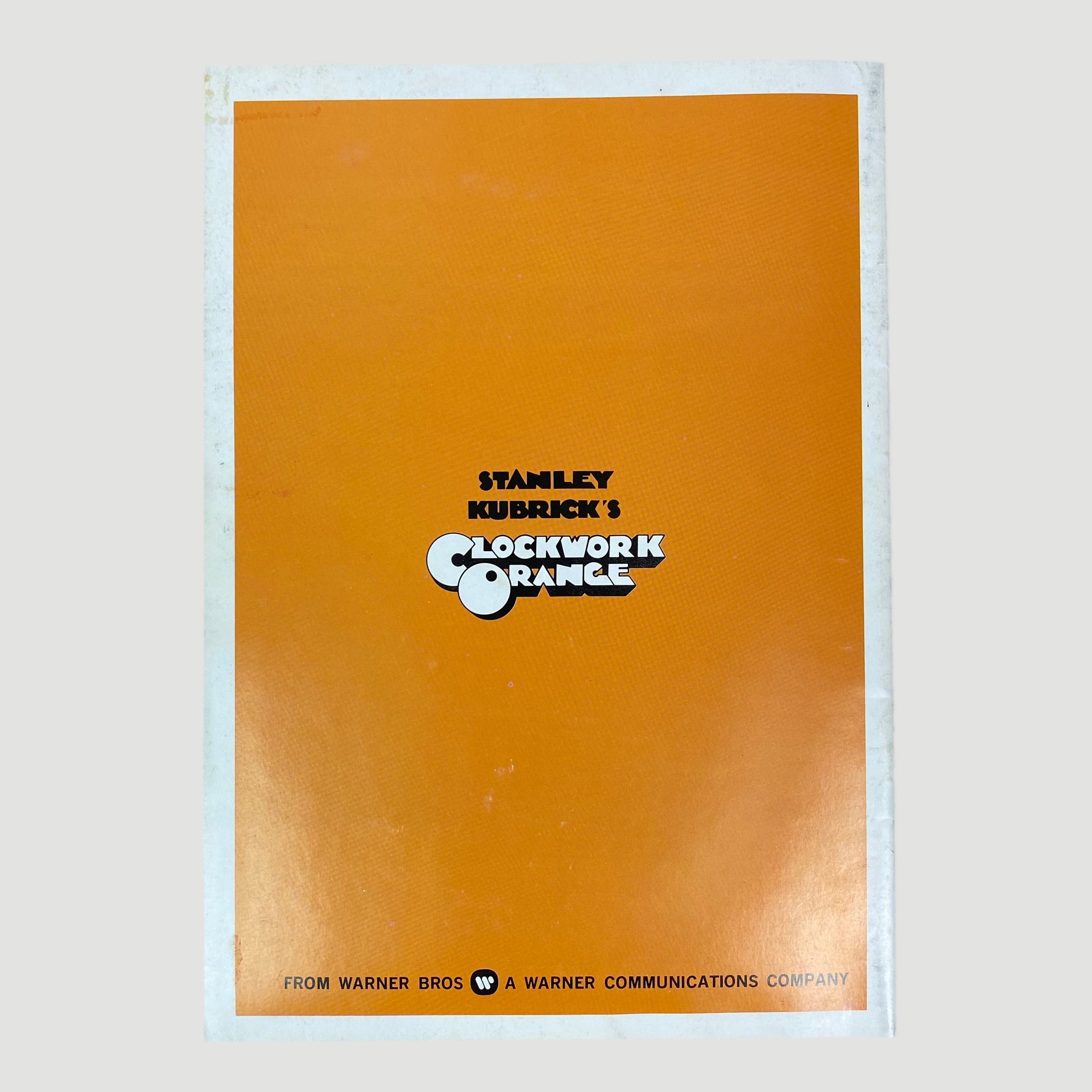 1972 ‘A Clockwork Orange’ Japanese Programme