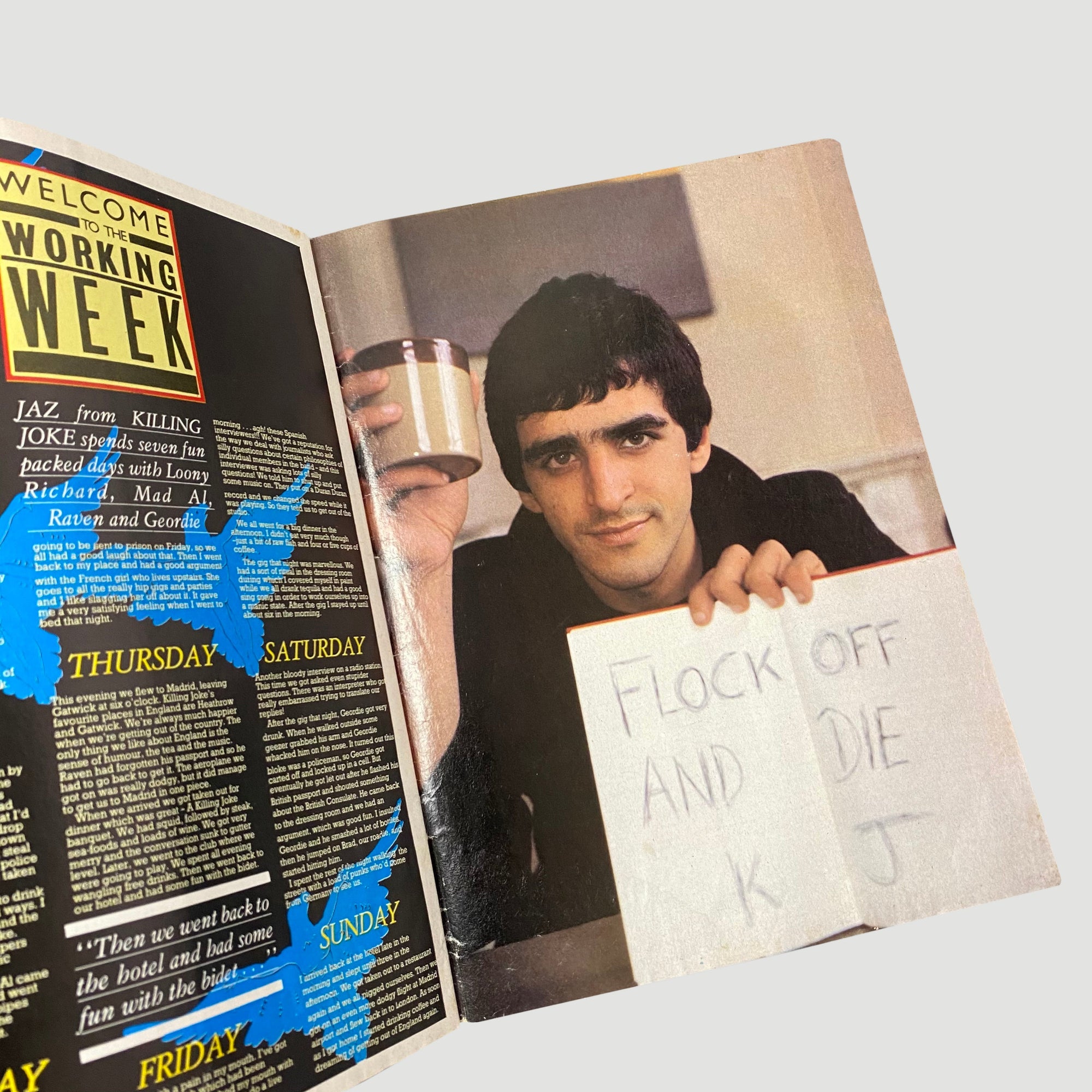 1982 Flexipop! Magazine Psychic TV Issue