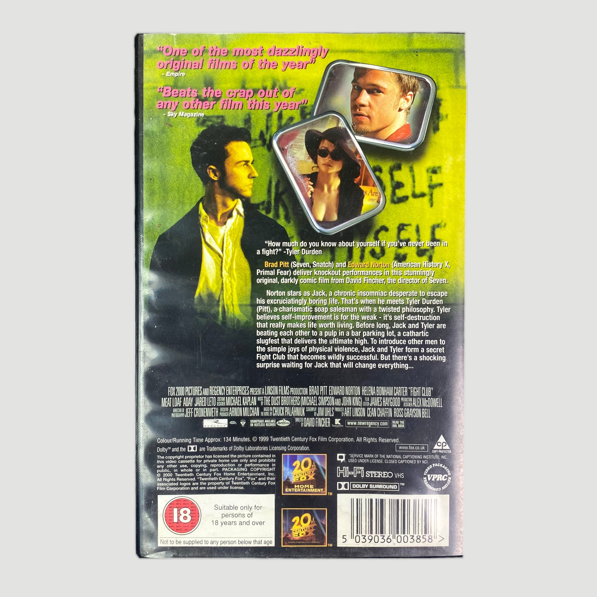 1999 Fight Club VHS