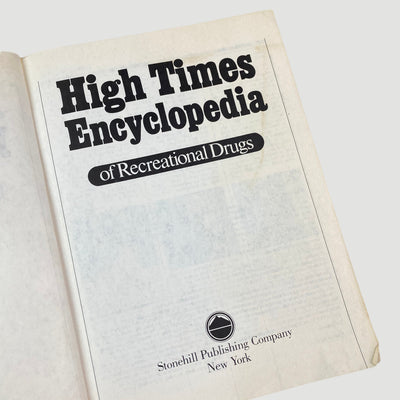 1978 High Times Encyclopedia of Recreational Drugs