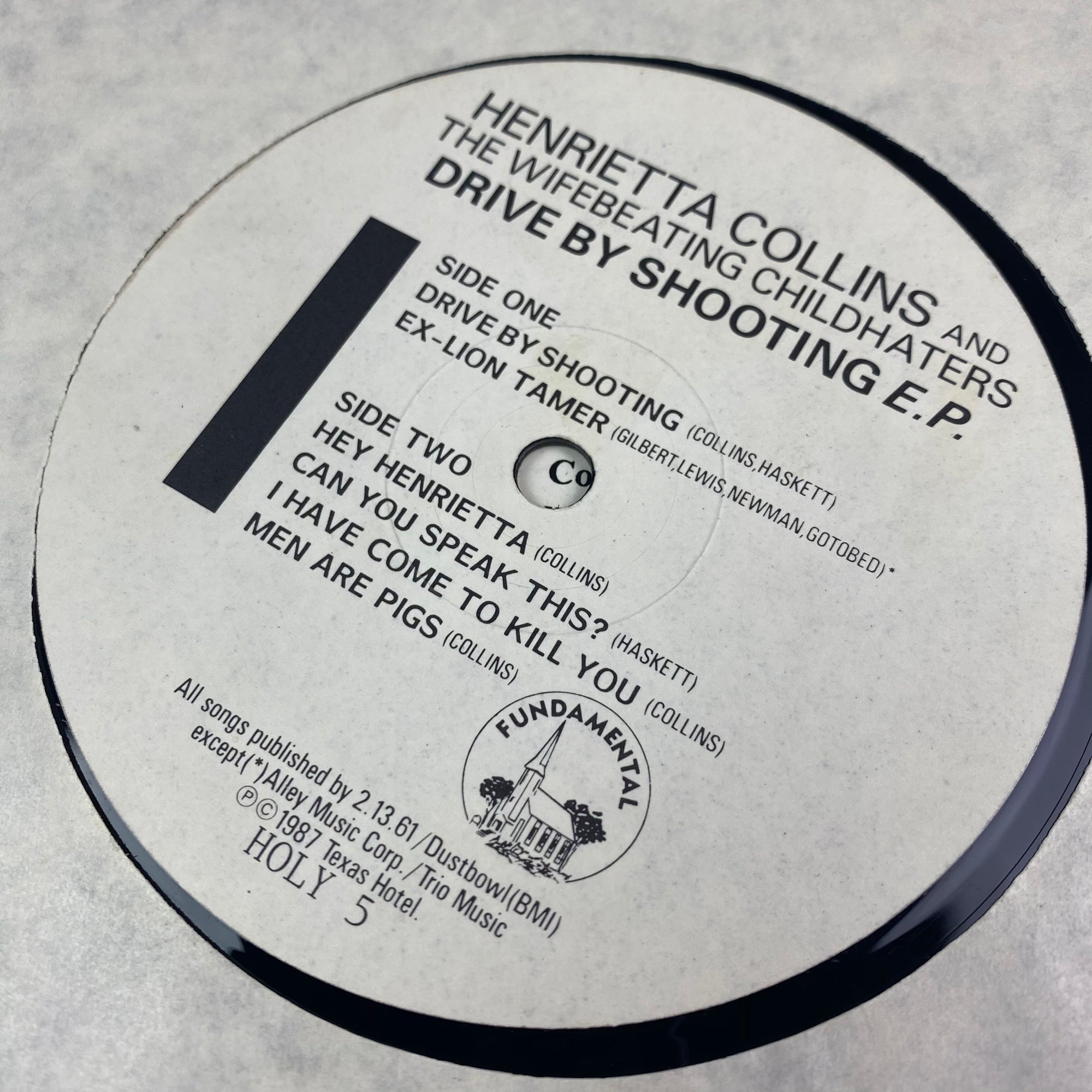 1987 Henrietta Collins And The Wifebeating Childhaters Feat. Henry Rollins 'Drive By Shooting EP'