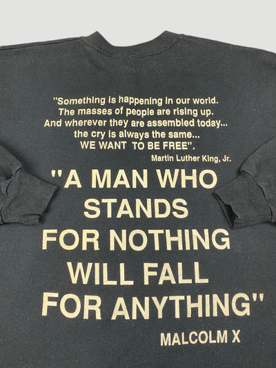Early 90's Malcolm X and MLK Jr. Sweatshirt