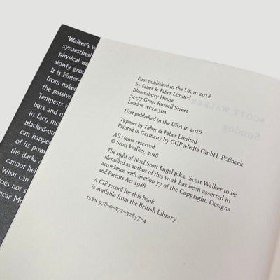 2018 Scott Walker 'Sundog: Selected Lyrics'