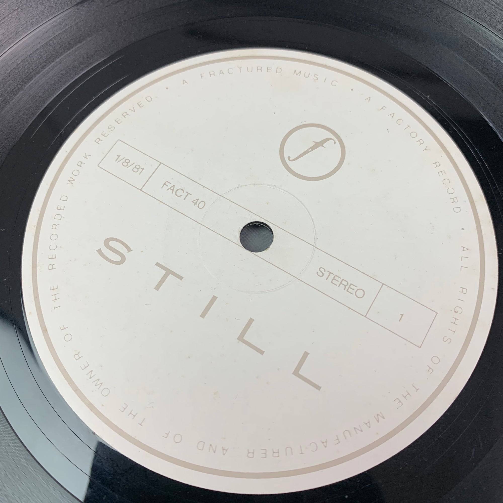 1981 Joy Division 'Still' UK 1st Press 2LP