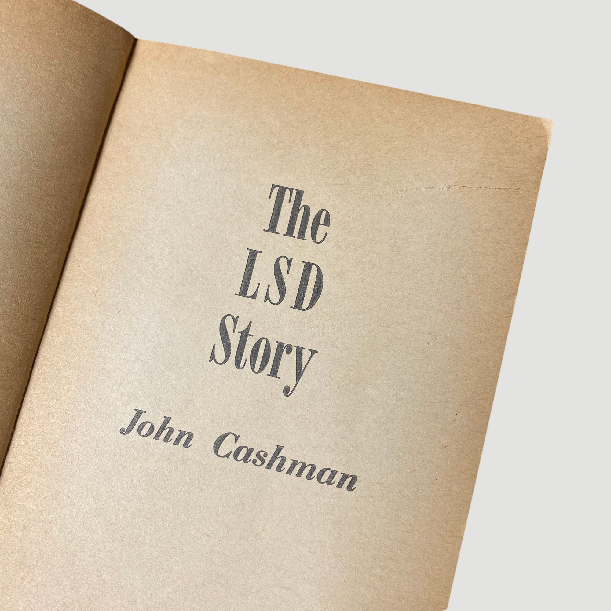 1966 John Cashman 'The LSD Story'