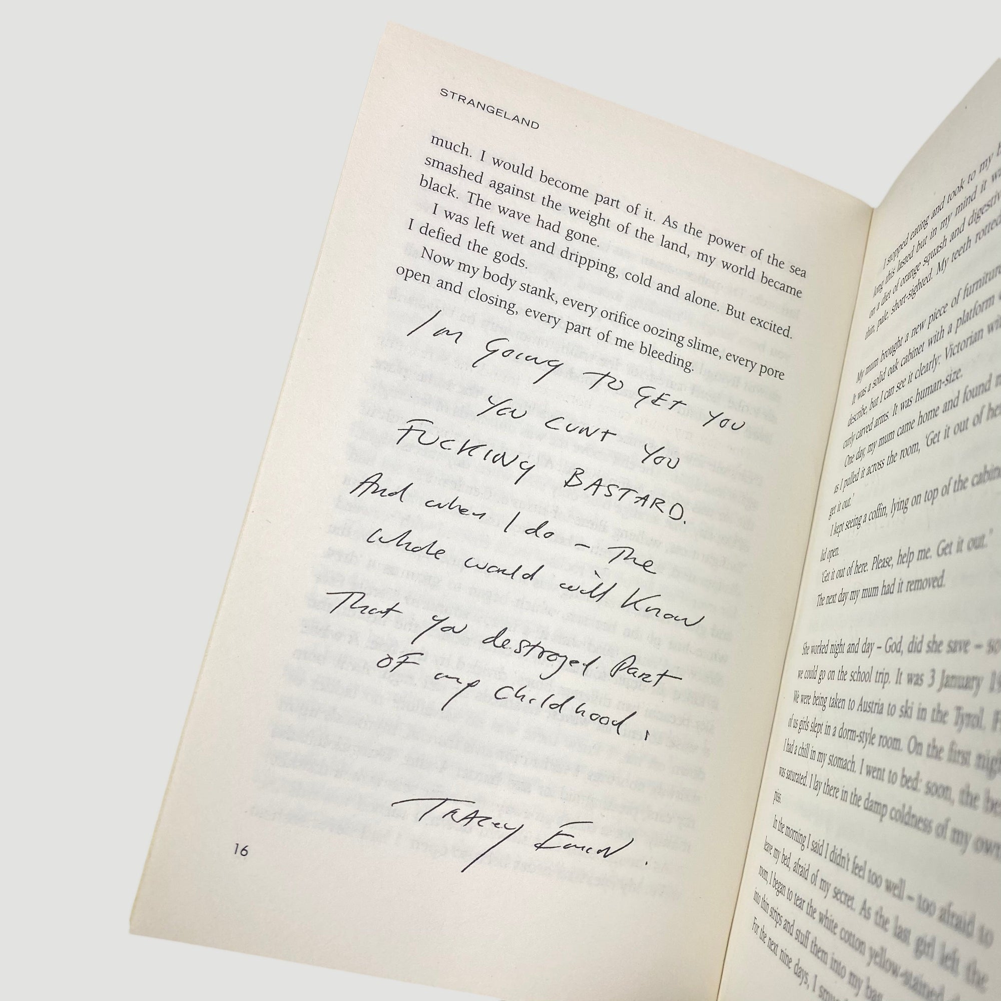 2005 Tracey Emin 'Strangeland' First Edition