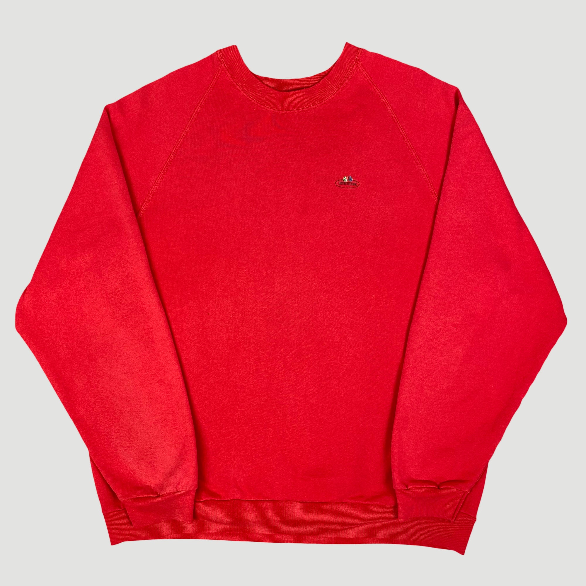90's Fruit of the Loom Red Sweatshirt