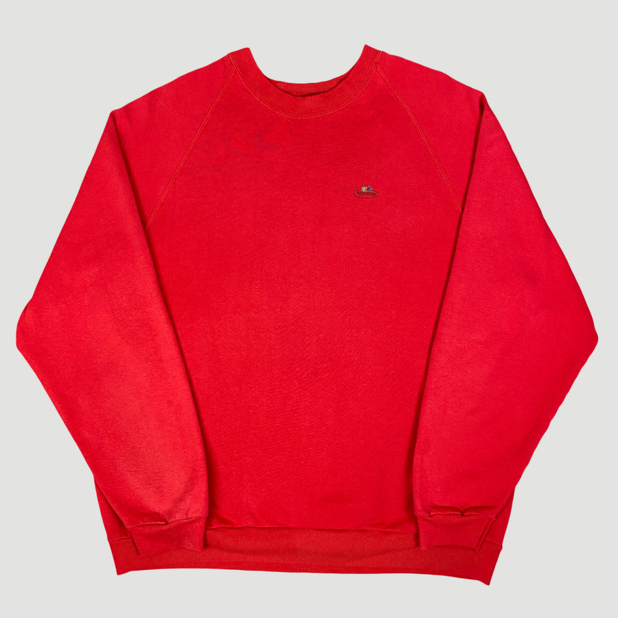 90's Fruit of the Loom Red Sweatshirt