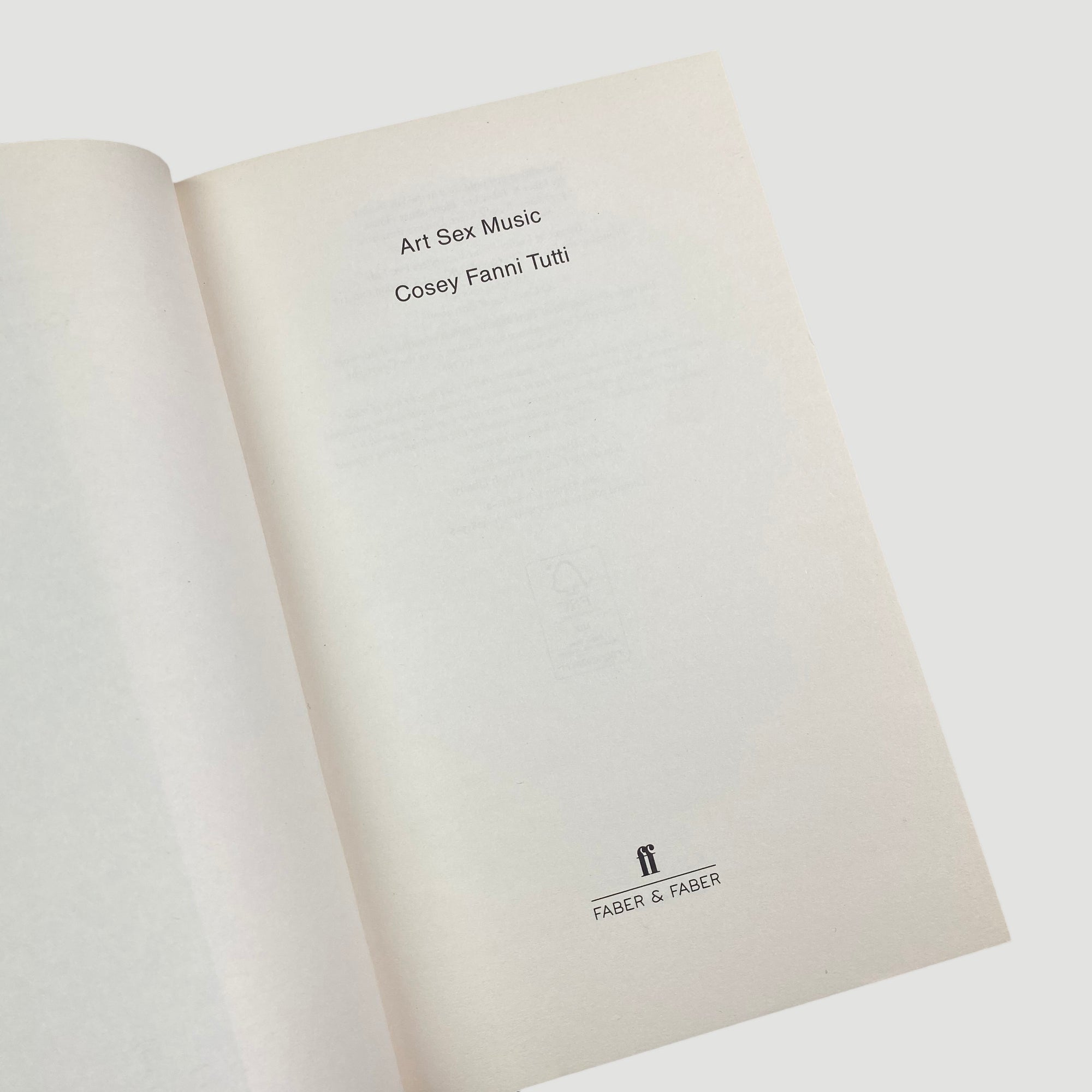 2017 Cosey Fanni Tutti 'Art Sex Music'