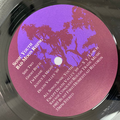 1985 Sonic Youth ‘Bad Moon Rising’ LP