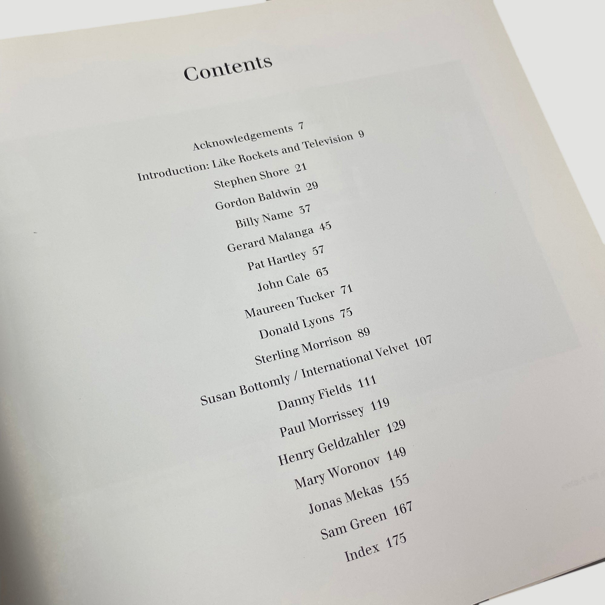 1995 Stephen Shore 'The Vevlet Years 1965-1967: Warhol's Factory'