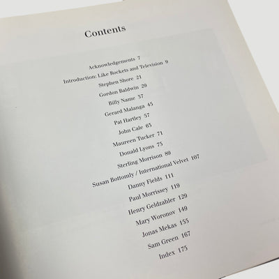 1995 Stephen Shore 'The Vevlet Years 1965-1967: Warhol's Factory'