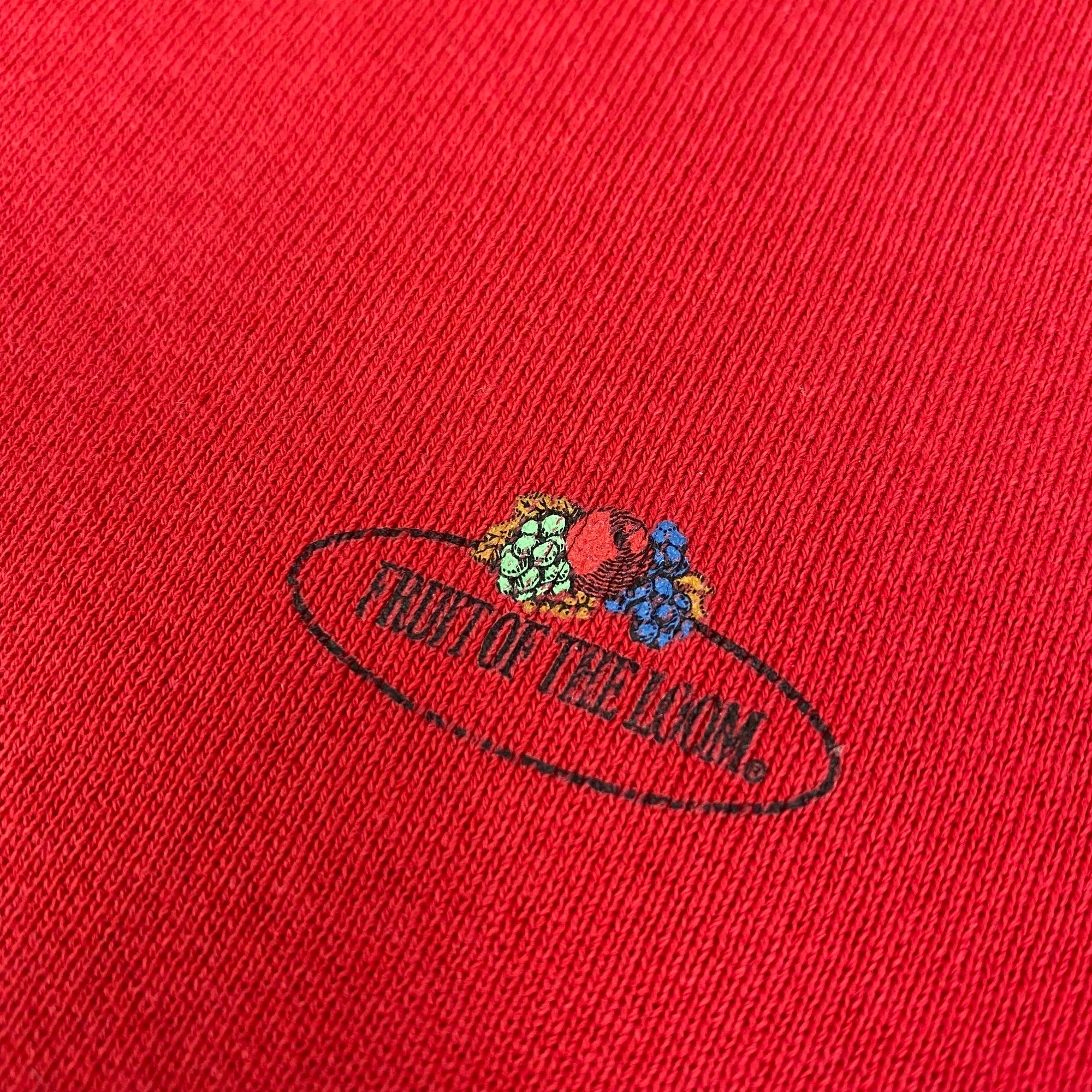 90's Fruit of the Loom Red Sweatshirt