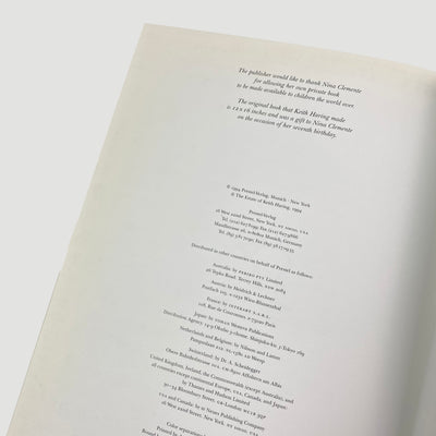 1994 'Nina's Book of Little Things' Keith Haring