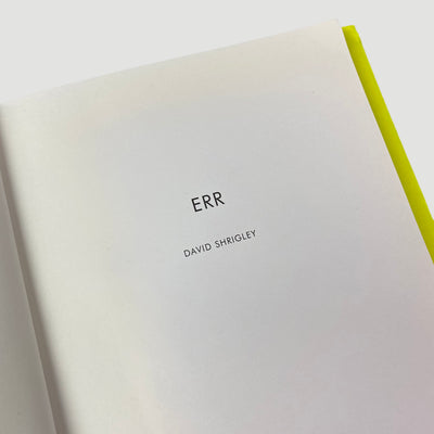 2008 David Shrigley ERR